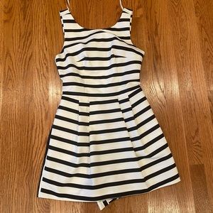 Zara XS Black & White Romper